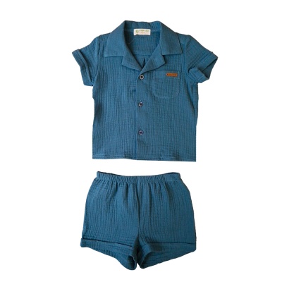 Комплект муслиновый Чуди Кидс 155524 синий 01